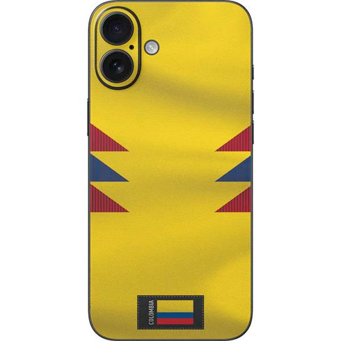 Colombia Soccer Flag iPhone 16 Plus Skin